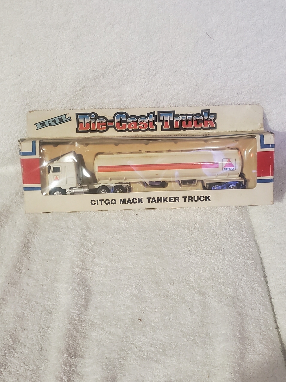 Ertl Citgo Mack Tanker Truck Toy - White and Red